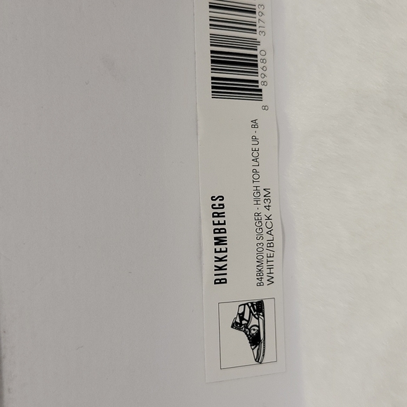 BNIB BIKKEMBERGS SIGGER HIGH-TOP LACE-UP MEN'S SNEAKERS US 9.5 - Picture 17 of 17
